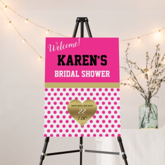 Liefde Lingerie Persoonlijke Shower Countdown Fees Poster