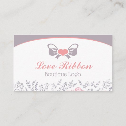 Liefde Lint Vrouwelijk Visitekaartje (Voorkant)