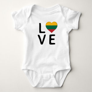 Liefde - Litouwen vlag Romper