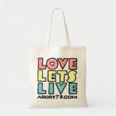 Liefde Live (Alternatief) / Abort73.com Tote Bag (Voorkant)