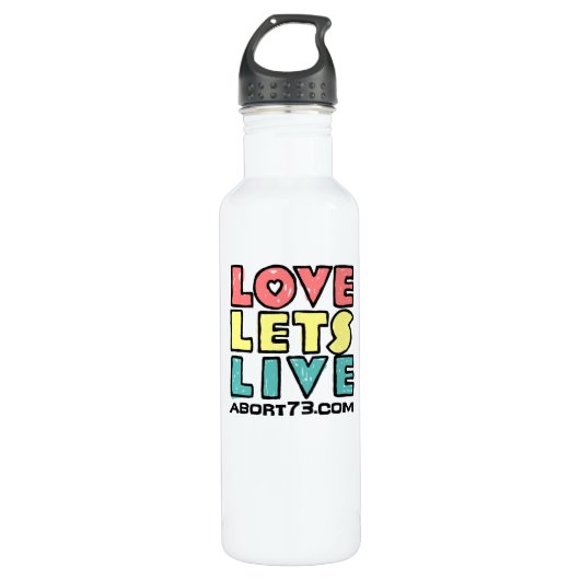 Liefde Live (Alternatief) / Abort73.com Waterfles (Voorkant)