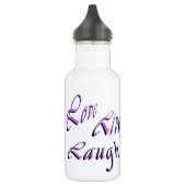 Liefde Live Laugh Logo, herbruikbare waterfles (Links)