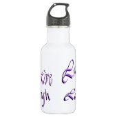 Liefde Live Laugh Logo, herbruikbare waterfles (Voorkant)