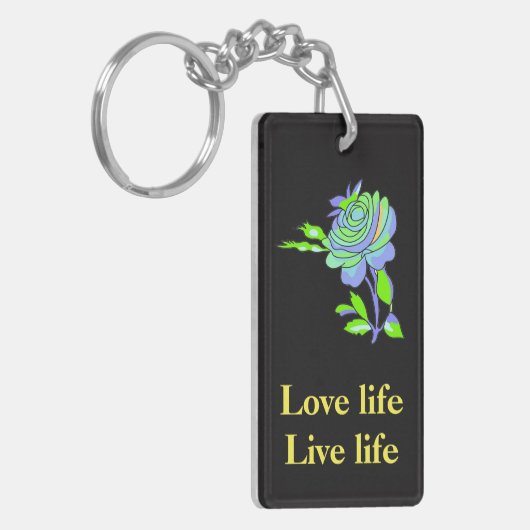 Liefde Live life sleutelhanger (Voorkant Links)