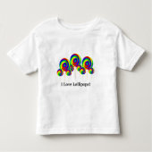 Liefde Lollipops t-shirt kinderen (Voorkant)