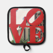LIEFDE Love Park Philadelphia Photo Pot Holder Pannenlap (Voorkant)
