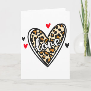 Liefde Luipaard Valentijn Kaart