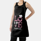 Liefde Lunch Lady Life Funny Valentijnsdag Cadeaus Schort (Insitu)