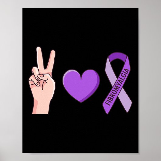 Liefde Lupus Paarse Lint Bewustzijn Meme Poster (Voorkant)