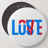 Liefde, Lust, Verloren Ronde Button 6,0 Cm (Voorkant /achterkant)
