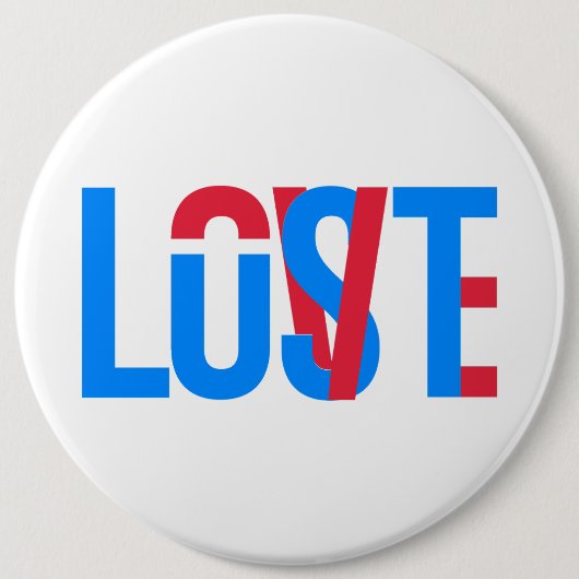 Liefde, Lust, Verloren Ronde Button 6,0 Cm (Voorkant)