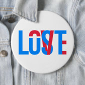 Liefde, Lust, Verloren Ronde Button 6,0 Cm (In situ)