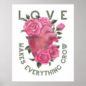 Liefde maakt alles groeien poster (Voorkant)