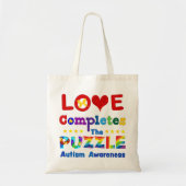 Liefde Maakt de Puzzel Compleet Tote Bag (Voorkant)
