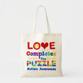 Liefde Maakt de Puzzel Compleet Tote Bag