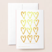 Liefde maakt de wereld de ronde Valentijn oliekaar Folie Kaarten (Met envelop)