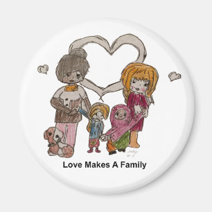 Liefde maakt een familie van Ainsley—Magnet Magneet