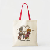 Liefde maakt een familie van Ainsley—Tas Tote Bag (Voorkant)