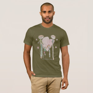 Liefde maakt een familie van Annika-Mannen Olive T T-shirt