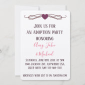 Liefde maakt een gezin - Aankondigingen van adopti (Achterkant)