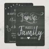 Liefde maakt een gezin - Aankondigingen van adopti (Voorkant / Achterkant)