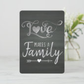 Liefde maakt een gezin - Aankondigingen van adopti (Staand voorkant)