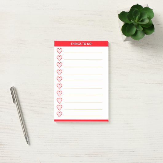 Liefde maakt gepersonaliseerde dingen post-it® notes (Kantoor)
