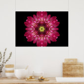 Liefde maakt het bloeiende Mandala Poster mogelijk (Keuken)