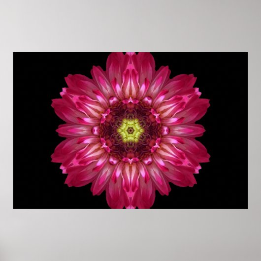 Liefde maakt het bloeiende Mandala Poster mogelijk (Voorkant)