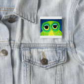 Liefde maakt je groter dan leven (2) vierkante button 5,1 cm (In situ)