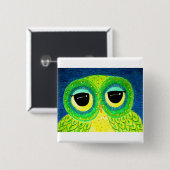 Liefde maakt je groter dan leven (2) vierkante button 5,1 cm (Voorkant /achterkant)