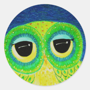 Liefde maakt je groter dan leven ronde sticker