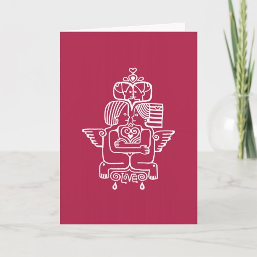 Liefde Maakt Je Vliegen Kaart (Voorkant)
