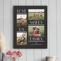 Liefde Maakt Ons Familie Bewerkbare Kleur Ingepakt