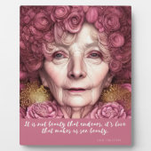 Liefde maakt ons mooty Quote tabletop Fotoplaat (Voorkant)