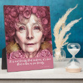 Liefde maakt ons mooty Quote tabletop Fotoplaat (Zijkant)