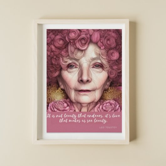 Liefde maakt ons tot schitterende prijsopgave poster