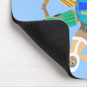 Liefde maakt van deze wereld een familie muismat (Hoek)