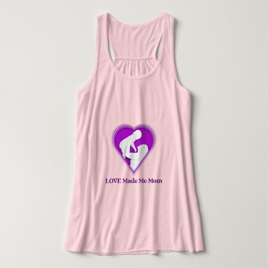 Liefde Maakte Me Moeder Adoptiemoeder Tanktop (Design voorkant)