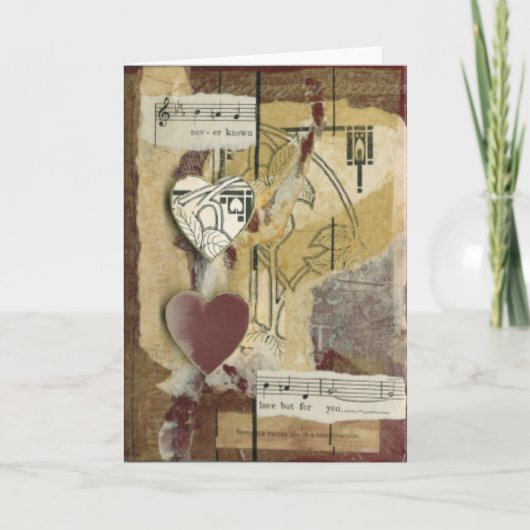"liefde maar voor u" kaart (Voorkant)