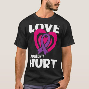 Liefde mag geen hurt Narcissistic Abuse Domestic V T-shirt