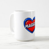 Liefde Maggie Koffiemok (Voorkant links)