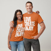LIEFDE MAKEN GENIETEN T-SHIRT (Unisex)
