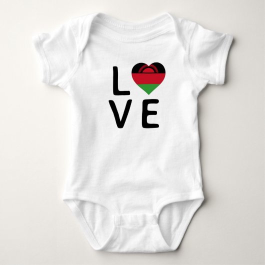Liefde - Malawi vlag Romper (Voorkant)