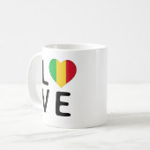 Liefde - Mali vlag Koffiemok (Voorkant links)