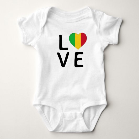 Liefde - Mali vlag Romper (Voorkant)
