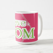 Liefde mama cadeaus koffiemok (Voorkant rechts)
