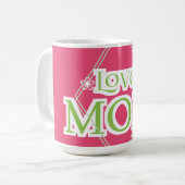 Liefde mama cadeaus koffiemok (Voorkant links)