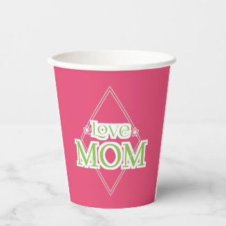 Liefde mama cadeaus papieren bekers