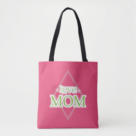 Liefde mama cadeaus tote bag (Voorkant)